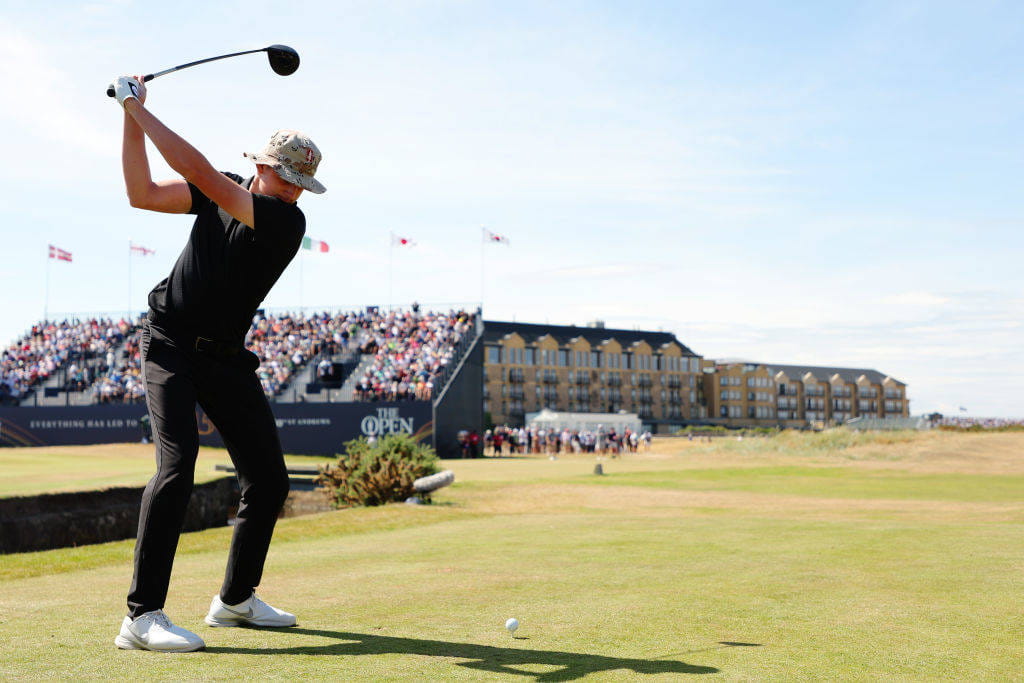 Barclay Brown at The 150th Open